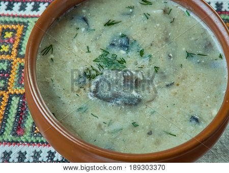 Czech Mushroom Soup