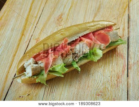 Spiedie Sandwich