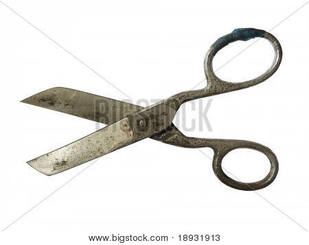 Gamle big iron isolerede saks