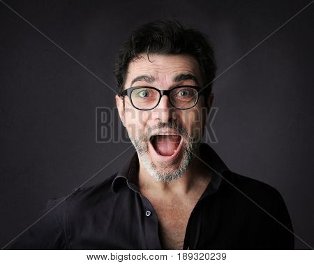 Spellbound man
