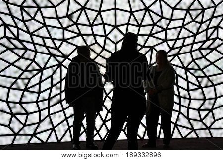 Sydney Australia - May 30 2017. People watching and taking photos at the 