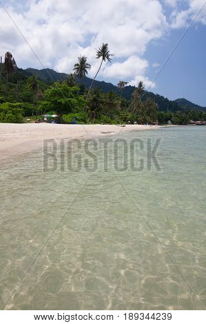 Tropical sea at Chang island Thailand .