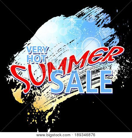 summer sale background vector illustration clip-art EPS10