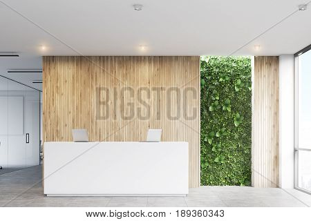 White Reception, Grass Office, Front