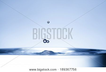 Drop Of Ink Falling