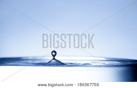 Drop Of Ink Falling