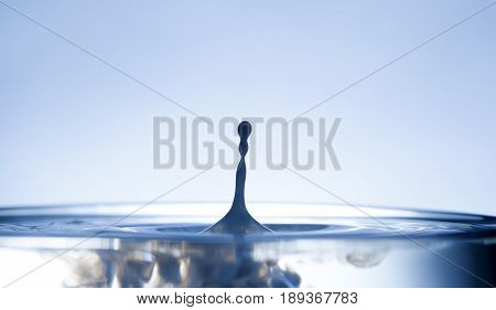 Drop Of Ink Falling