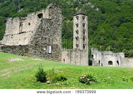 The Castle Of Mesocco, Switzerland