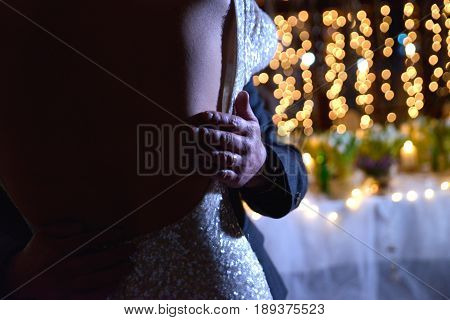 Dance Of A Bride And Groom