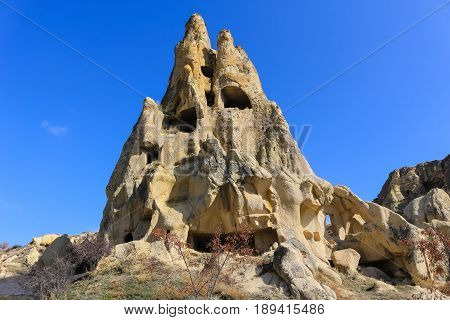 Rock Formations At Cappadocia, Anatolia, Turkey