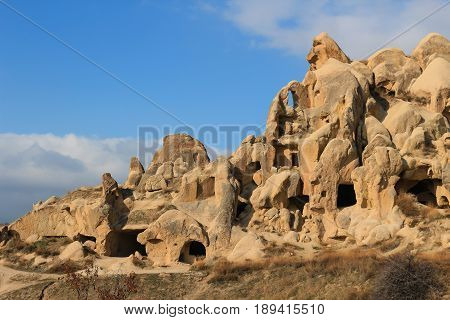 Rock Formations At Cappadocia, Anatolia, Turkey