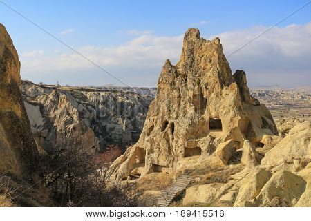 Rock Formations At Cappadocia, Anatolia, Turkey