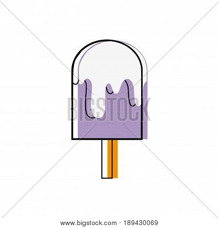 delicious and refreshing ice polly to summer day vector illustration