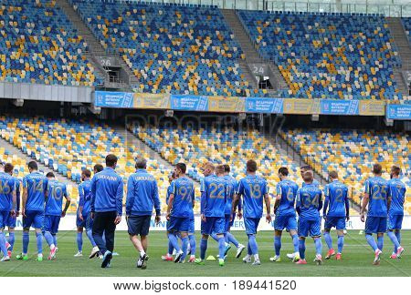 Training Session Of Ukraine National Football Team In Kyiv