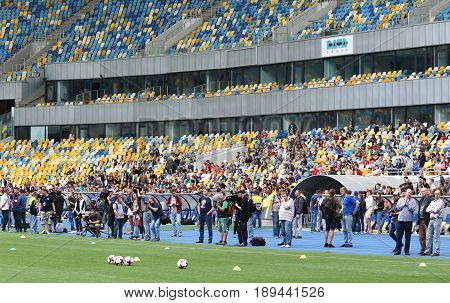 Training Session Of Ukraine National Football Team In Kyiv