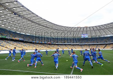 Training Session Of Ukraine National Football Team In Kyiv