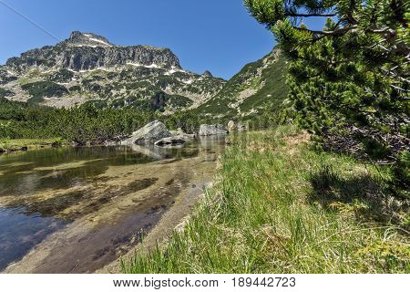 Amazing Landscape of Dzhangal peak and Banski lakes, Pirin Mountain, Bulgaria