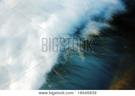 Abstrakt Hintergrund: Weichzeichner Effekt von Wasser Rush