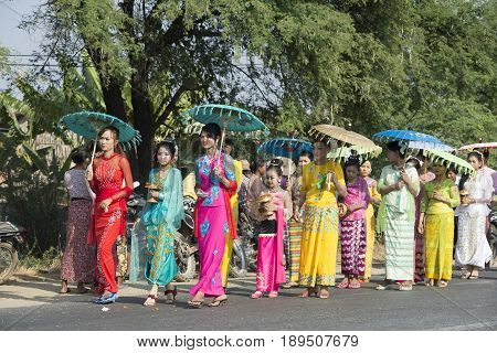 Shinbyu Or Novitiation Ceremony