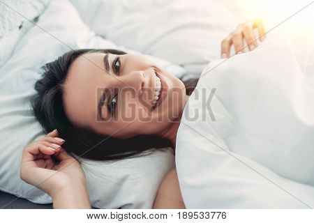 Charming Young Woman At Home