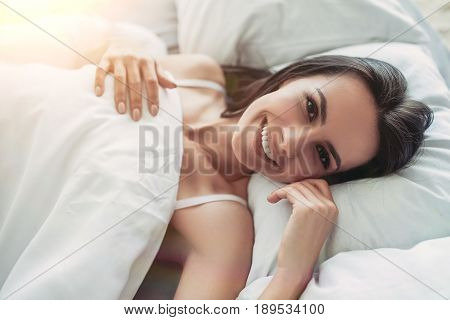 Charming Young Woman At Home