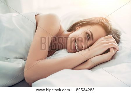 Charming Young Woman At Home