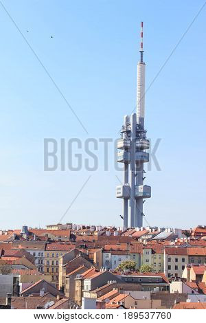 City of Prague - Southeast view of Prague from Zizkov Televison Tower