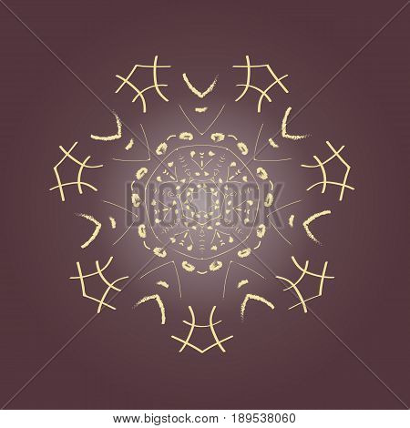 lower Mandala. Vintage decorative elements. isolated vector illustration