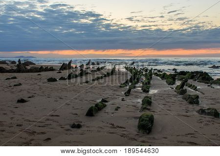 The wonderful and peculiar beach of Barrika