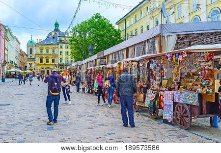 The Market Square Of Lvov