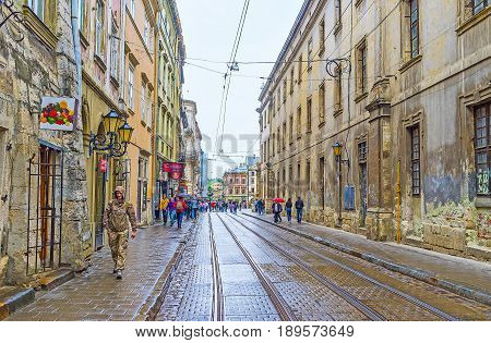 The Rainy Day In Lvov