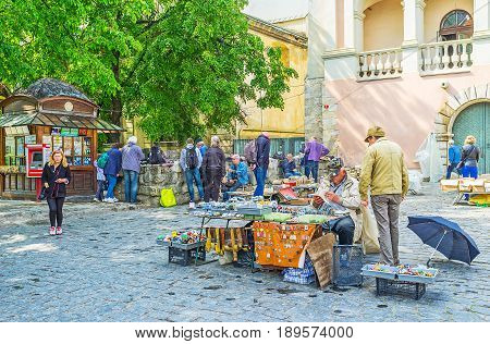 The Antique Market Of Lvov