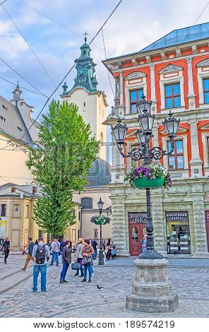 The Old Streetlights In Lvov