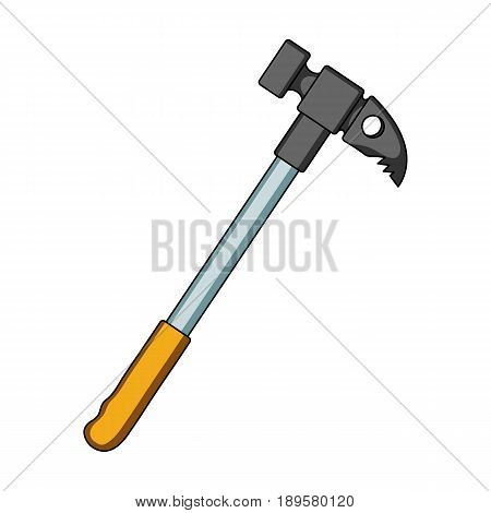 Hammer of climber.Mountaineering single icon in cartoon style vector symbol stock illustration .