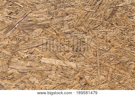 Particleboard. Sheet composite material made by hot pressing of wood particles