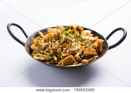 Kathal ki Sukhi Sabzi or jackfruit vegetable recipe of fanas chi bhaji or phanas ki sabzi