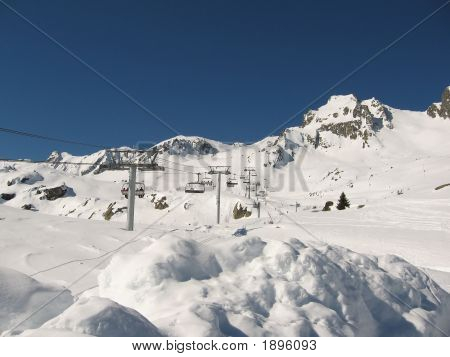 ฝรั่งเศส Wintersport Les Sybelles