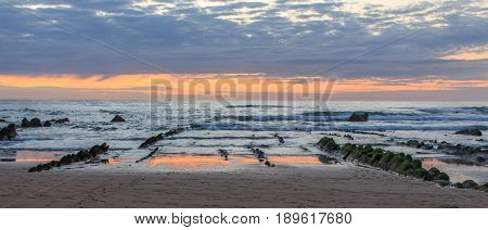 The wonderful and peculiar beach of Barrika