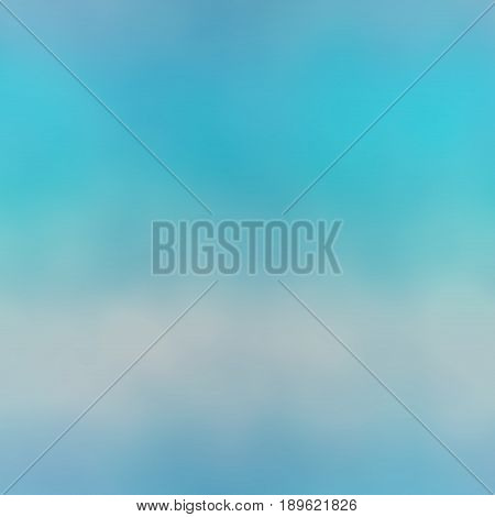 Smoky dust blurred turquoise blue gradient endless surface background