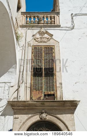 Historical palace. Martina Franca. Puglia. Southern Italy.