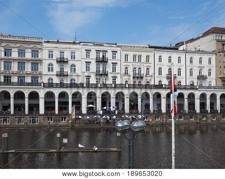 Kleine Alster In Hamburg