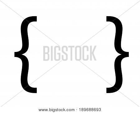programming language icon. programming language symbol on white background. programming language sign.