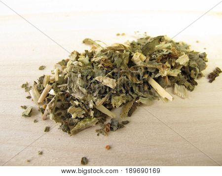 Dried henbane, Hyoscyami folium, for herbal medicine