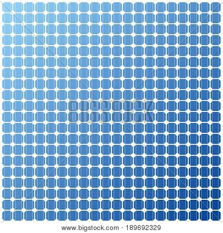 Photovoltaic electric solar Panel Texture. Vector Illustration