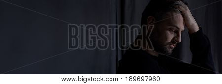Man Having Nervous Breakdown