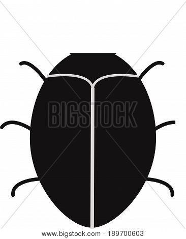 bug software. bug icon on white background. software bug or program bug icon for app and website.