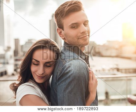 Love Couple On Street