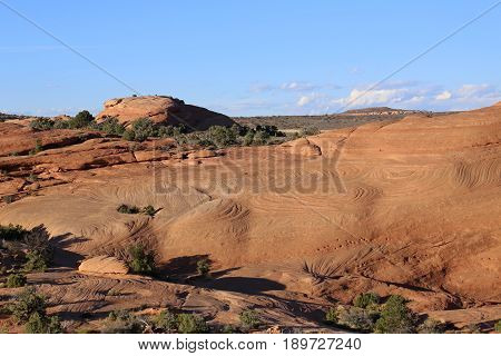 Rock formation, Outdoor aktivity, in Utah USA