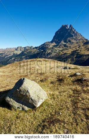 Midi Dossau, Ossau Valley, Pyrenees National Park, Pyrenees, France.