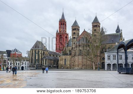 The Basilica of Saint Servatius is a Roman Catholic church dedicated to Saint Servatius in the city of Maastricht the Netherlands